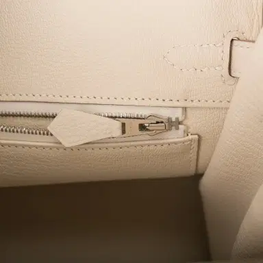HERMÈS Hermes Craie Togo Birkin 25cm Palladium Hardware | Thumbnail 9 HERMÈS Hermes Craie Togo Birkin 25cm Palladium Hardware | Thumbnail 9