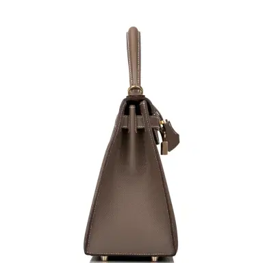 HERMÈS Hermes Etoupe Epsom Sellier Kelly 28cm Gold Hardware | Thumbnail 3 HERMÈS Hermes Etoupe Epsom Sellier Kelly 28cm Gold Hardware | Thumbnail 3