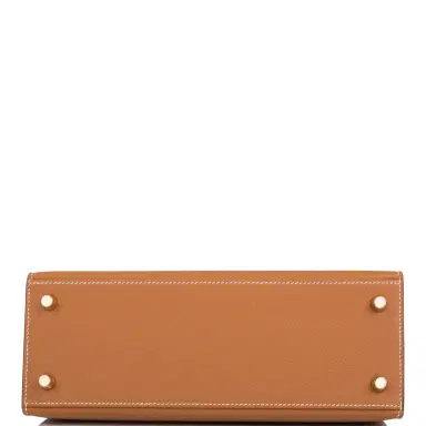 HERMÈS Hermes Gold Epsom Sellier Kelly 25cm Gold Hardware | Thumbnail 6 HERMÈS Hermes Gold Epsom Sellier Kelly 25cm Gold Hardware | Thumbnail 6