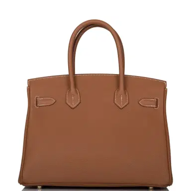 HERMÈS Hermes Gold Togo Birkin 30cm Gold Hardware | Thumbnail 4 HERMÈS Hermes Gold Togo Birkin 30cm Gold Hardware | Thumbnail 4