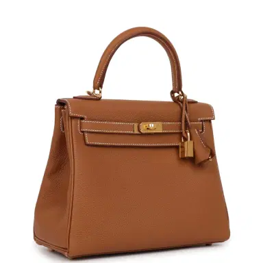 HERMÈS Hermes Kelly Retourne 25 Gold Togo Gold Hardware | Thumbnail 2 HERMÈS Hermes Kelly Retourne 25 Gold Togo Gold Hardware | Thumbnail 2