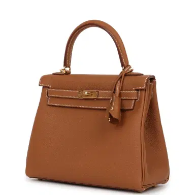 HERMÈS Hermes Kelly Retourne 25 Gold Togo Gold Hardware | Thumbnail 3 HERMÈS Hermes Kelly Retourne 25 Gold Togo Gold Hardware | Thumbnail 3