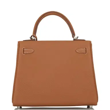 HERMÈS Hermes Kelly Retourne 25 Gold Togo Palladium Hardware | Thumbnail 4 HERMÈS Hermes Kelly Retourne 25 Gold Togo Palladium Hardware | Thumbnail 4