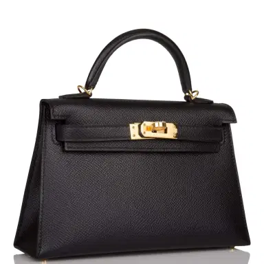 HERMÈS Hermes Kelly Sellier 20 Black Epsom Gold Hardware MG | Thumbnail 2 HERMÈS Hermes Kelly Sellier 20 Black Epsom Gold Hardware MG | Thumbnail 2