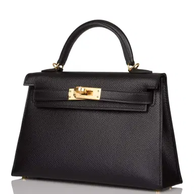 HERMÈS Hermes Kelly Sellier 20 Black Epsom Gold Hardware MG | Thumbnail 5 HERMÈS Hermes Kelly Sellier 20 Black Epsom Gold Hardware MG | Thumbnail 5