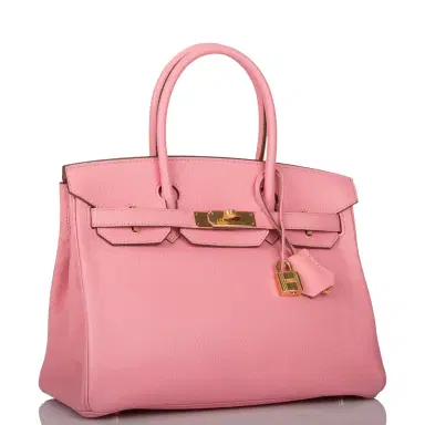 HERMÈS Hermes Rose Confetti Chevre Birkin 30cm Gold Hardware (Preloved - Mint) | Thumbnail 2 HERMÈS Hermes Rose Confetti Chevre Birkin 30cm Gold Hardware (Preloved - Mint) | Thumbnail 2
