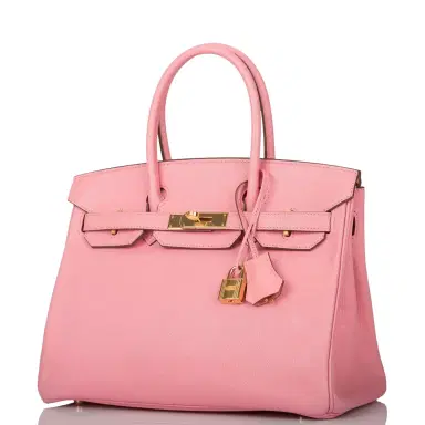 HERMÈS Hermes Rose Confetti Chevre Birkin 30cm Gold Hardware (Preloved - Mint) | Thumbnail 5 HERMÈS Hermes Rose Confetti Chevre Birkin 30cm Gold Hardware (Preloved - Mint) | Thumbnail 5