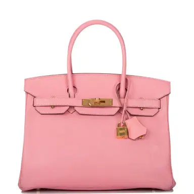 HERMÈS Hermes Rose Confetti Chevre Birkin 30cm Gold Hardware (Preloved - Mint) | Thumbnail 1 HERMÈS Hermes Rose Confetti Chevre Birkin 30cm Gold Hardware (Preloved - Mint) | Thumbnail 1
