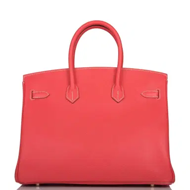 HERMÈS Hermes Rose Jaipur Epsom Bi-Color Candy Birkin 35cm Permabrass Hardware | Thumbnail 4 HERMÈS Hermes Rose Jaipur Epsom Bi-Color Candy Birkin 35cm Permabrass Hardware | Thumbnail 4
