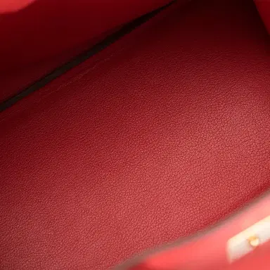 HERMÈS Hermes Vermilion Togo Birkin 35cm Gold Hardware | Thumbnail 8 HERMÈS Hermes Vermilion Togo Birkin 35cm Gold Hardware | Thumbnail 8