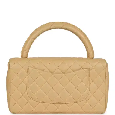 Chanel Vintage Chanel Kelly Parent Flap Bag Beige Lambskin Gold Hardware | Thumbnail 4 Chanel Vintage Chanel Kelly Parent Flap Bag Beige Lambskin Gold Hardware | Thumbnail 4