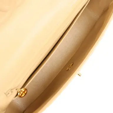 Chanel Vintage Chanel Kelly Parent Flap Bag Beige Lambskin Gold Hardware | Thumbnail 7 Chanel Vintage Chanel Kelly Parent Flap Bag Beige Lambskin Gold Hardware | Thumbnail 7