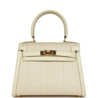 HERMÈS Vintage Hermes Kelly Sellier 20 Parchemin Crinoline and Box Gold Hardware | Thumbnail 2 HERMÈS Vintage Hermes Kelly Sellier 20 Parchemin Crinoline and Box Gold Hardware | Thumbnail 2