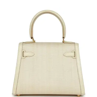 HERMÈS Vintage Hermes Kelly Sellier 20 Parchemin Crinoline and Box Gold Hardware | Thumbnail 5 HERMÈS Vintage Hermes Kelly Sellier 20 Parchemin Crinoline and Box Gold Hardware | Thumbnail 5