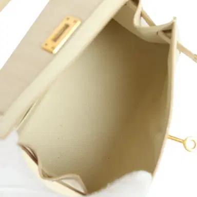 HERMÈS Vintage Hermes Kelly Sellier 20 Parchemin Crinoline and Box Gold Hardware | Thumbnail 9 HERMÈS Vintage Hermes Kelly Sellier 20 Parchemin Crinoline and Box Gold Hardware | Thumbnail 9