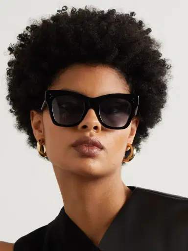 CELINE Eyewear Oversized Cat-eye Acetate Sunglasses | Thumbnail 2 CELINE Eyewear Oversized Cat-eye Acetate Sunglasses | Thumbnail 2