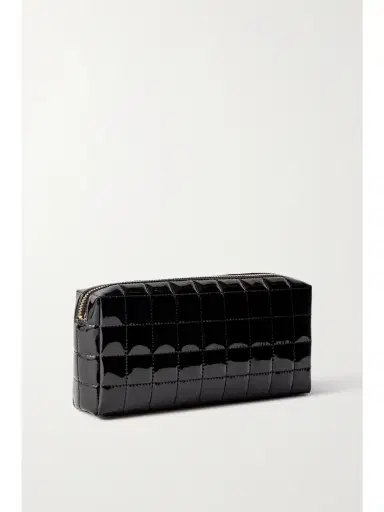 Saint Laurent Cassandre Carré Matelassé Patent Faux-leather Pouch | Thumbnail 3 Saint Laurent Cassandre Carré Matelassé Patent Faux-leather Pouch | Thumbnail 3