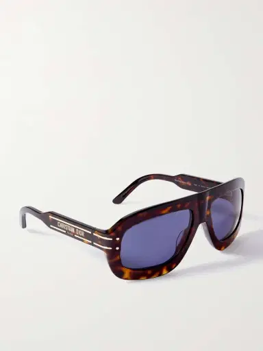 DIOR Eyewear Diorsignature M1u Aviator-style Tortoiseshell Acetate Sunglasses | Thumbnail 3 DIOR Eyewear Diorsignature M1u Aviator-style Tortoiseshell Acetate Sunglasses | Thumbnail 3