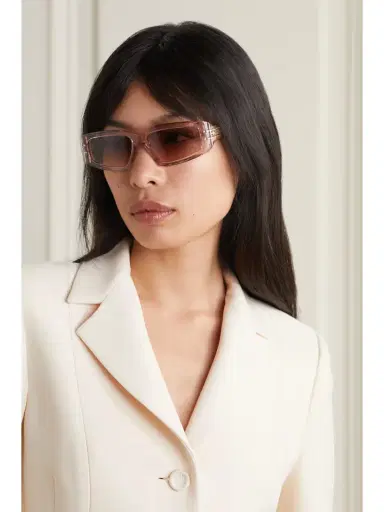 DIOR Eyewear Diorsignature S9u Rectangular-frame Acetate And Gold-tone Sunglasses | Thumbnail 2 DIOR Eyewear Diorsignature S9u Rectangular-frame Acetate And Gold-tone Sunglasses | Thumbnail 2