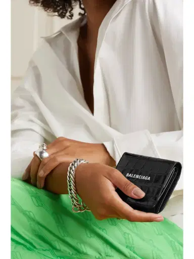 Balenciaga Printed Croc-effect Leather Cardholder | Thumbnail 2 Balenciaga Printed Croc-effect Leather Cardholder | Thumbnail 2
