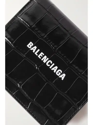 Balenciaga Printed Croc-effect Leather Cardholder | Thumbnail 4 Balenciaga Printed Croc-effect Leather Cardholder | Thumbnail 4