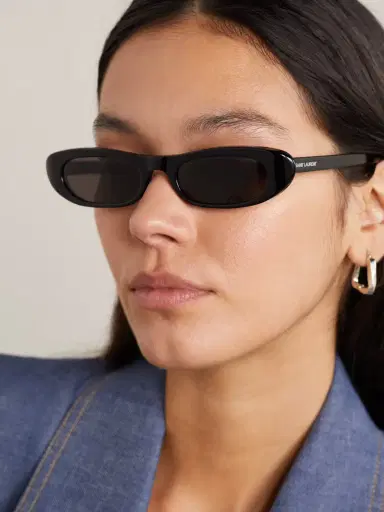 Saint Laurent Eyewear Shade Oval-frame Acetate Sunglasses | Thumbnail 6 Saint Laurent Eyewear Shade Oval-frame Acetate Sunglasses | Thumbnail 6