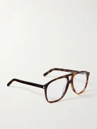 Saint Laurent Eyewear Dune Aviator-frame Tortoiseshell Acetate Optical Glasses | Thumbnail 3 Saint Laurent Eyewear Dune Aviator-frame Tortoiseshell Acetate Optical Glasses | Thumbnail 3