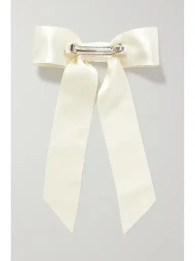 Jennifer Behr Virginia Silk-satin Bow Hair Clip | Thumbnail 3 Jennifer Behr Virginia Silk-satin Bow Hair Clip | Thumbnail 3