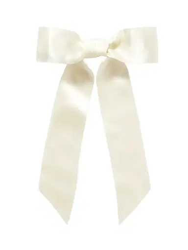 Jennifer Behr Virginia Silk-satin Bow Hair Clip | Thumbnail 1 Jennifer Behr Virginia Silk-satin Bow Hair Clip | Thumbnail 1