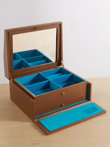 Carolina Bucci + Pineider Printed Leather Jewelry Box | Thumbnail 1 Carolina Bucci + Pineider Printed Leather Jewelry Box | Thumbnail 1