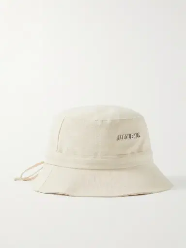 Jacquemus Le Bob Gadjo Embellished Cotton-canvas Bucket Hat | Thumbnail 2 Jacquemus Le Bob Gadjo Embellished Cotton-canvas Bucket Hat | Thumbnail 2