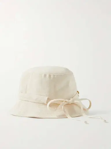 Jacquemus Le Bob Gadjo Embellished Cotton-canvas Bucket Hat | Thumbnail 4 Jacquemus Le Bob Gadjo Embellished Cotton-canvas Bucket Hat | Thumbnail 4