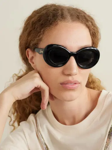 Loewe Curvy Oversized Round-frame Acetate Sunglasses | Thumbnail 2 Loewe Curvy Oversized Round-frame Acetate Sunglasses | Thumbnail 2