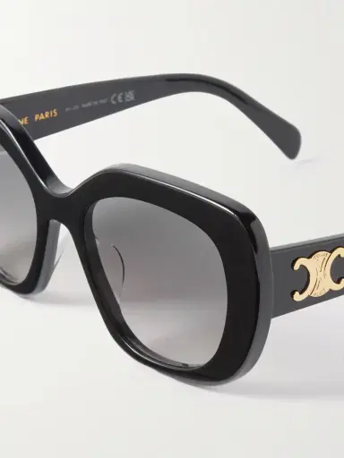 CELINE Eyewear Oversized Cat-eye Acetate Sunglasses | Thumbnail 4 CELINE Eyewear Oversized Cat-eye Acetate Sunglasses | Thumbnail 4