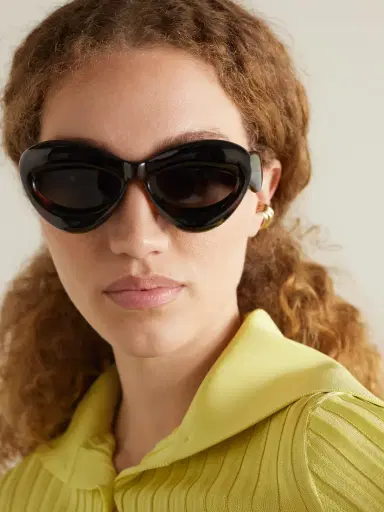 Loewe Inflated Cat-eye Tortoiseshell Acetate Sunglasses | Thumbnail 2 Loewe Inflated Cat-eye Tortoiseshell Acetate Sunglasses | Thumbnail 2