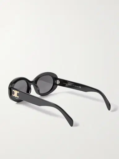 CELINE Eyewear Triomphe Oval-frame Acetate Sunglasses | Thumbnail 3 CELINE Eyewear Triomphe Oval-frame Acetate Sunglasses | Thumbnail 3
