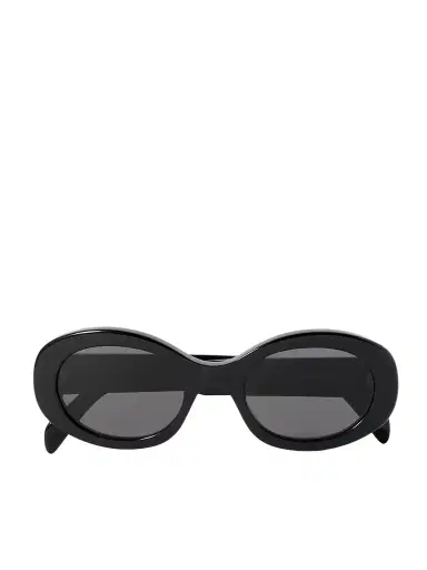CELINE Eyewear Triomphe Oval-frame Acetate Sunglasses | Thumbnail 1 CELINE Eyewear Triomphe Oval-frame Acetate Sunglasses | Thumbnail 1