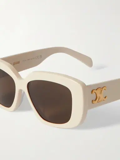 CELINE Eyewear Triomphe Rectangular-frame Acetate Sunglasses | Thumbnail 4 CELINE Eyewear Triomphe Rectangular-frame Acetate Sunglasses | Thumbnail 4