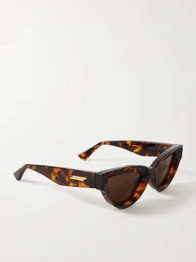 Bottega Veneta Eyewear Injection Cat-eye Tortoiseshell Acetate Sunglasses | Thumbnail 3 Bottega Veneta Eyewear Injection Cat-eye Tortoiseshell Acetate Sunglasses | Thumbnail 3