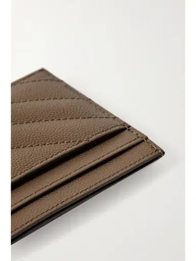 Saint Laurent Monogramme Quilted Textured-leather Cardholder | Thumbnail 3 Saint Laurent Monogramme Quilted Textured-leather Cardholder | Thumbnail 3