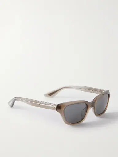 Oliver Peoples + Khaite 1983c Cat-eye Acetate And Silver-tone Sunglasses | Thumbnail 3 Oliver Peoples + Khaite 1983c Cat-eye Acetate And Silver-tone Sunglasses | Thumbnail 3