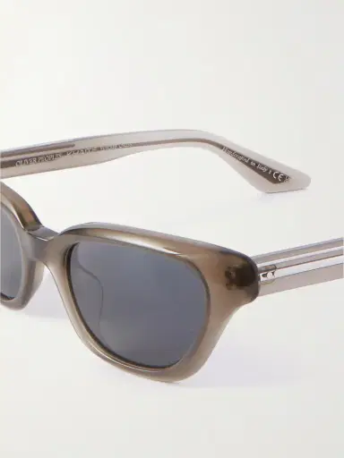 Oliver Peoples + Khaite 1983c Cat-eye Acetate And Silver-tone Sunglasses | Thumbnail 4 Oliver Peoples + Khaite 1983c Cat-eye Acetate And Silver-tone Sunglasses | Thumbnail 4
