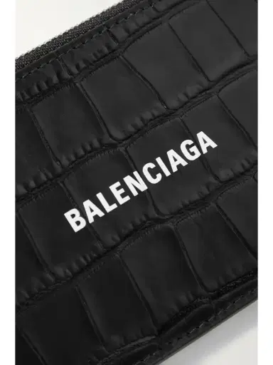 Balenciaga Cash Printed Croc-effect Leather Cardholder | Thumbnail 4 Balenciaga Cash Printed Croc-effect Leather Cardholder | Thumbnail 4