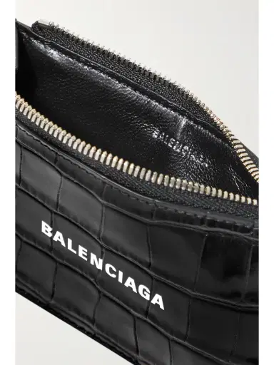 Balenciaga Cash Printed Croc-effect Leather Cardholder | Thumbnail 5 Balenciaga Cash Printed Croc-effect Leather Cardholder | Thumbnail 5