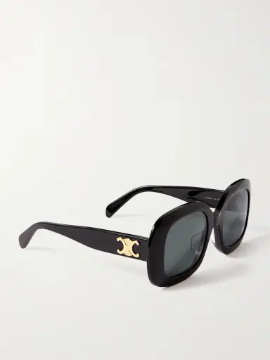 CELINE Eyewear Triomphe Oval-frame Acetate Sunglasses | Thumbnail 3 CELINE Eyewear Triomphe Oval-frame Acetate Sunglasses | Thumbnail 3