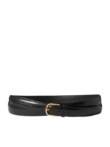 TOTEME Glossed-leather Belt | Thumbnail 1 TOTEME Glossed-leather Belt | Thumbnail 1