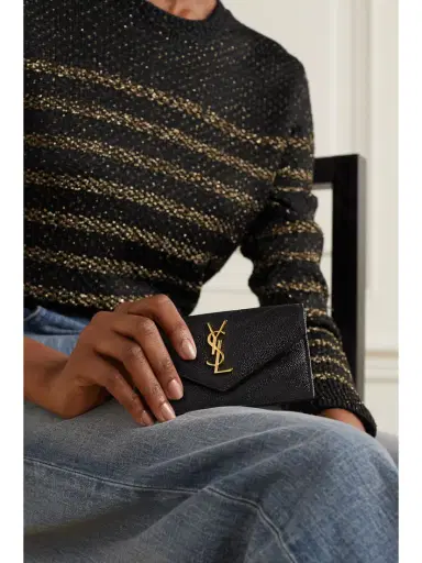 Saint Laurent Monogramme Quilted Textured-leather Wallet | Thumbnail 2 Saint Laurent Monogramme Quilted Textured-leather Wallet | Thumbnail 2