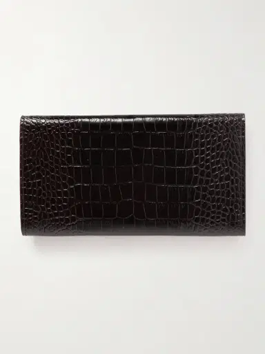 Smythson Marshall Croc-effect Leather Travel Wallet | Thumbnail 2 Smythson Marshall Croc-effect Leather Travel Wallet | Thumbnail 2