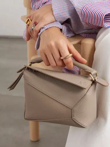 Loewe Puzzle Mini Textured-leather Shoulder Bag | Thumbnail 2 Loewe Puzzle Mini Textured-leather Shoulder Bag | Thumbnail 2