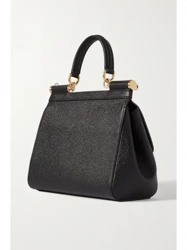 Dolce & Gabbana Sicily Small Textured-leather Shoulder Bag | Thumbnail 3 Dolce & Gabbana Sicily Small Textured-leather Shoulder Bag | Thumbnail 3